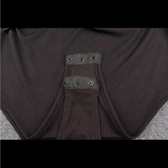 Brand new one piece stunning cutout bodysuit top! 🖤🖤🖤 - Picture 7 of 7